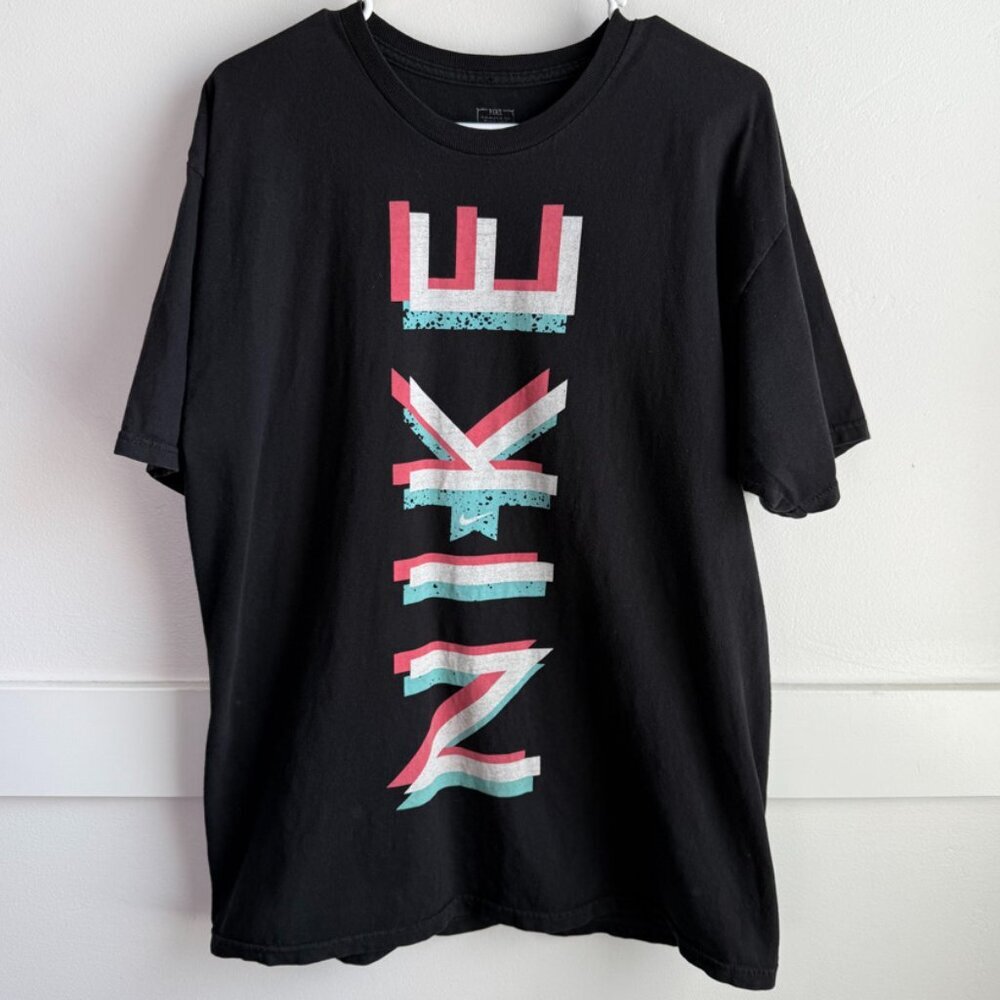 NIKE Black Logo Short Sleeve Shirt